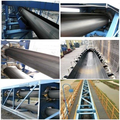 Rørformet transportbånd af stof